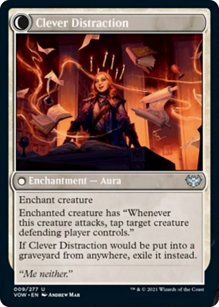 Distracting Geist // Clever Distraction Card Image