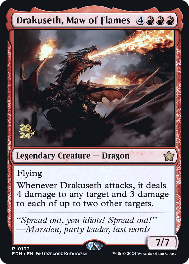 Drakuseth, Maw of Flames Card Image