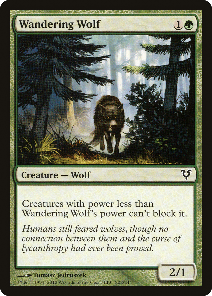 Wandering Wolf Card Image