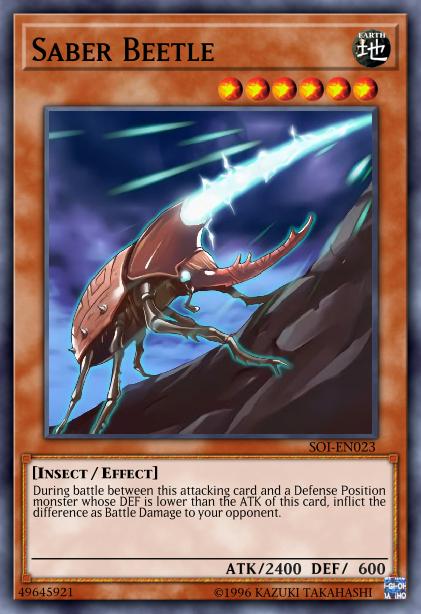 Saber Beetle Card Image