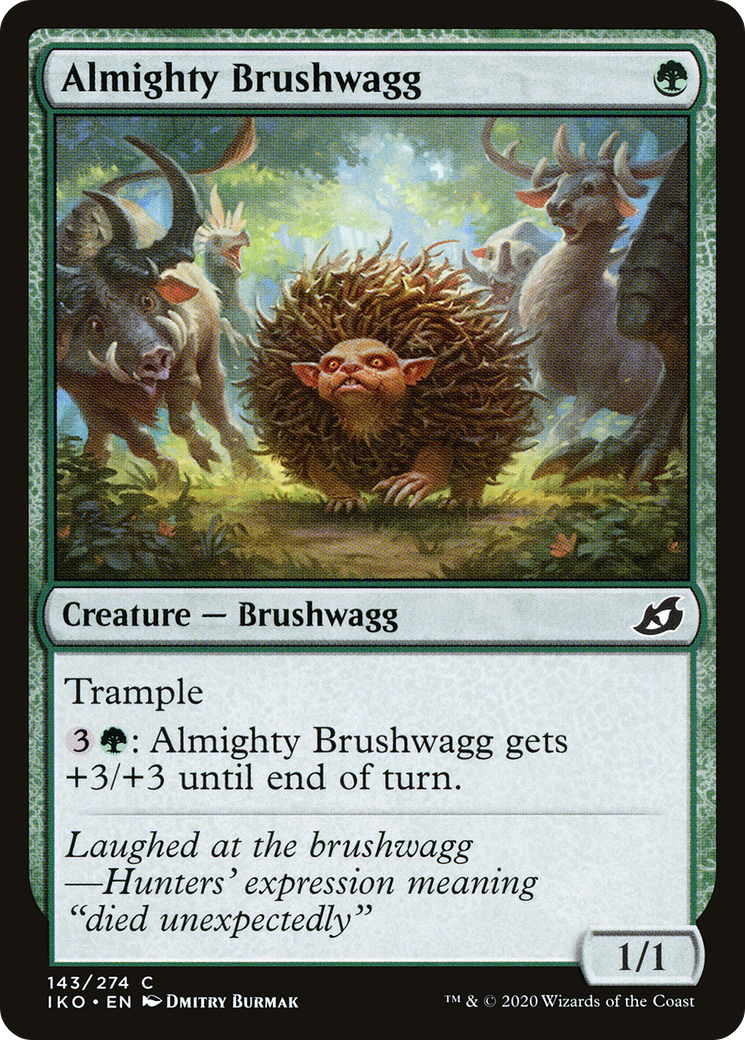 Almighty Brushwagg Card Image