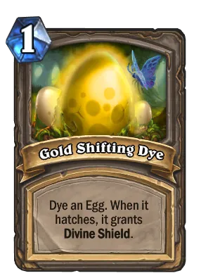 Gold Shifting Dye Card Image