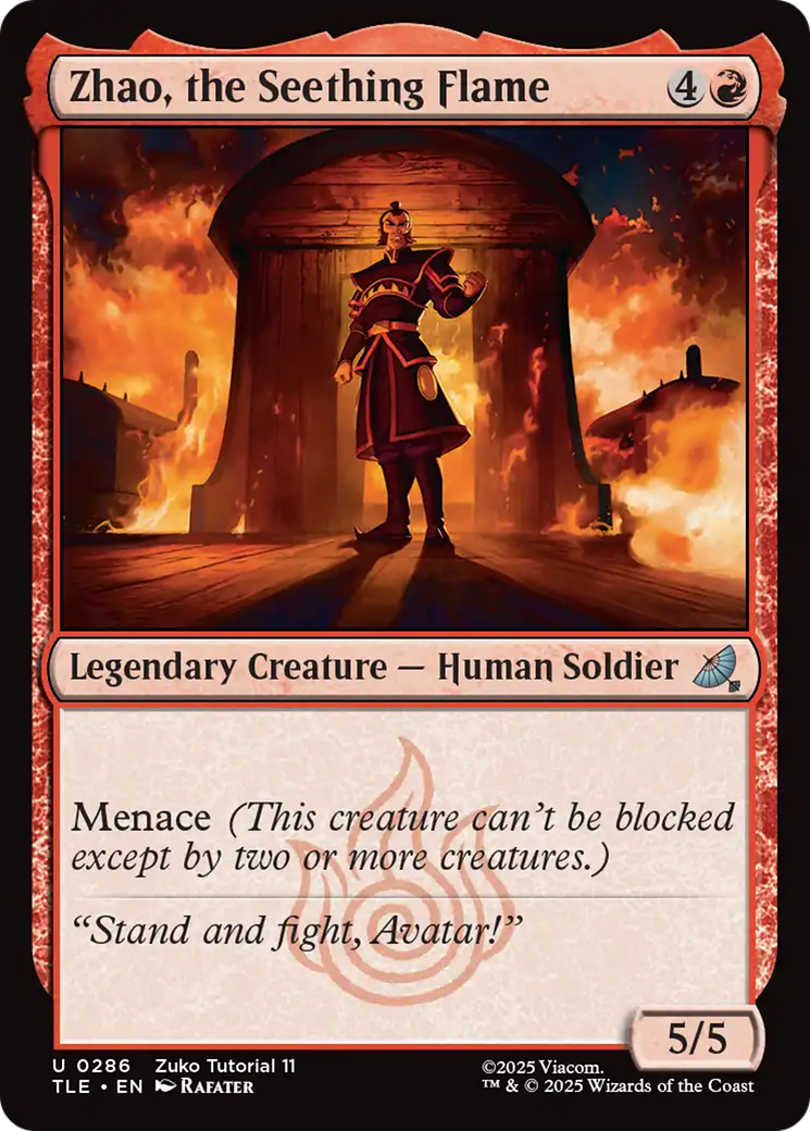 Zhao, the Seething Flame Card Image