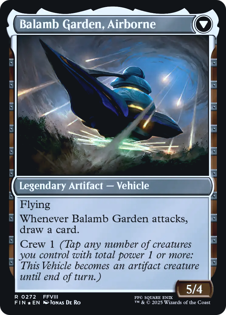 Balamb Garden, SeeD Academy // Balamb Garden, Airborne Card Image