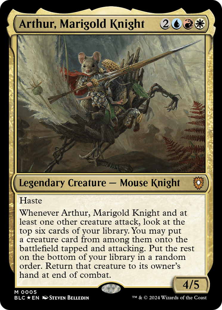 Arthur, Marigold Knight Card Image