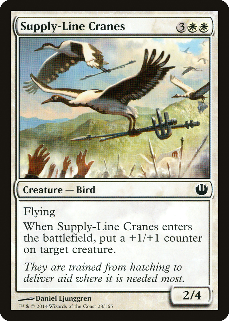 Supply-Line Cranes Card Image