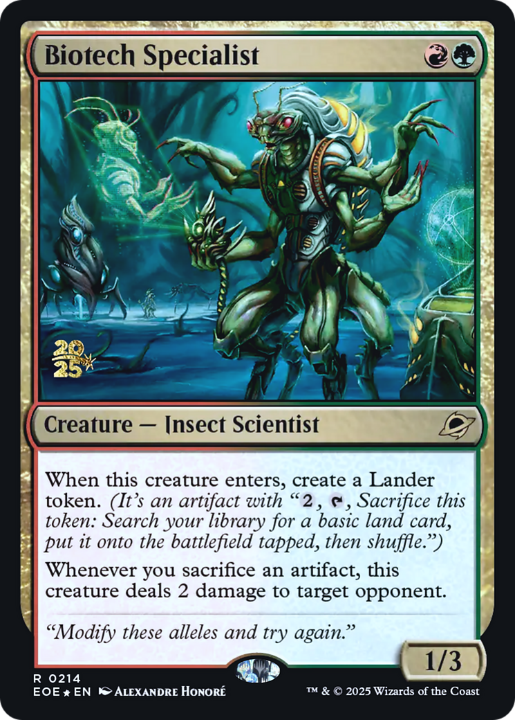 Biotech Specialist Card Image