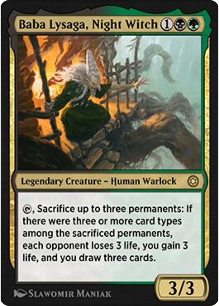 Baba Lysaga, Night Witch Card Image