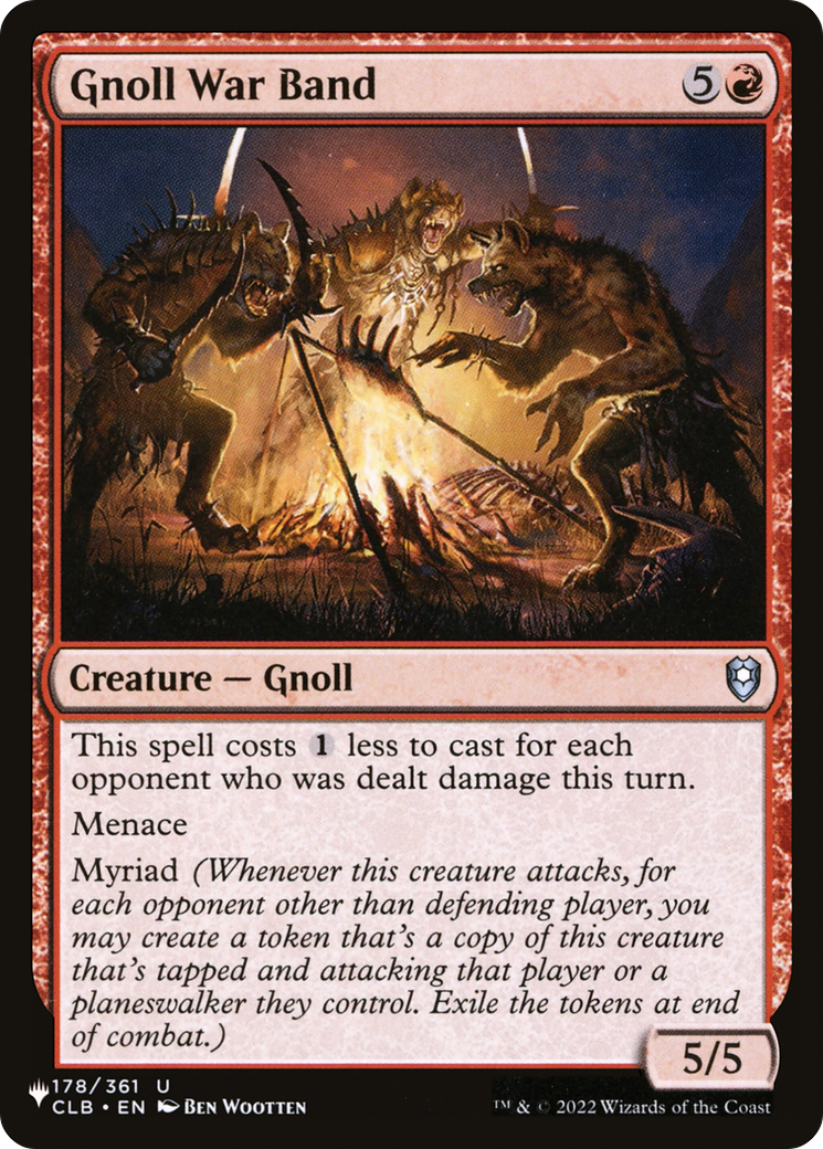 Gnoll War Band Card Image