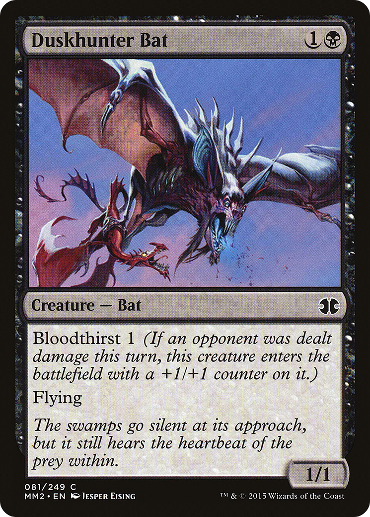 Duskhunter Bat Card Image