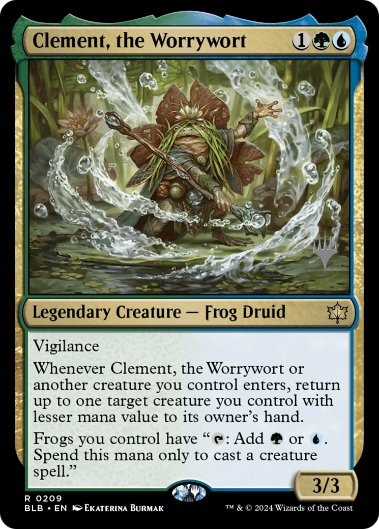 Clement, the Worrywort Card Image