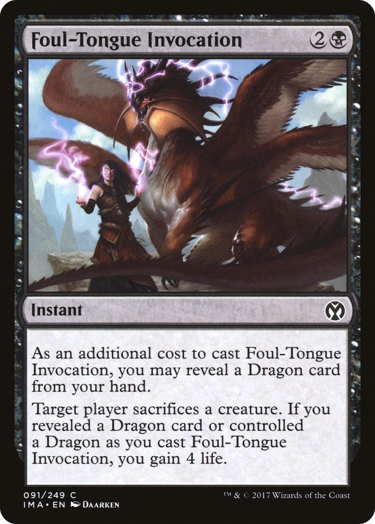 Foul-Tongue Invocation Card Image