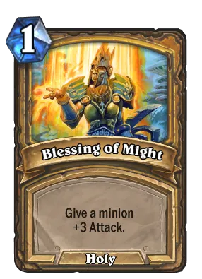 Blessing of Might Card Image