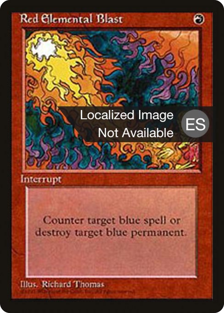 Red Elemental Blast Card Image