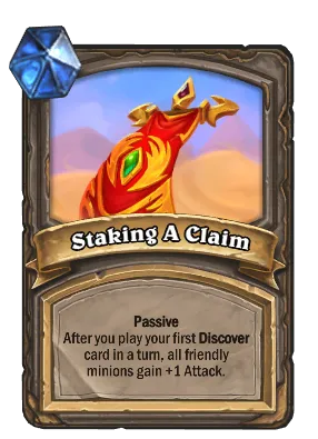 Staking A Claim Card Image