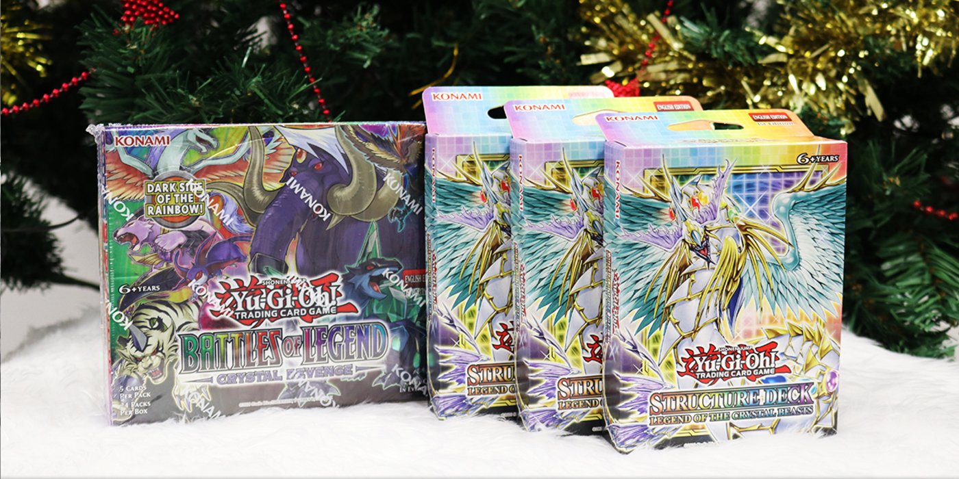 Yu-Gi-Oh Giveaways Continue With Some Crystal Beast Structure Decks and Boxes