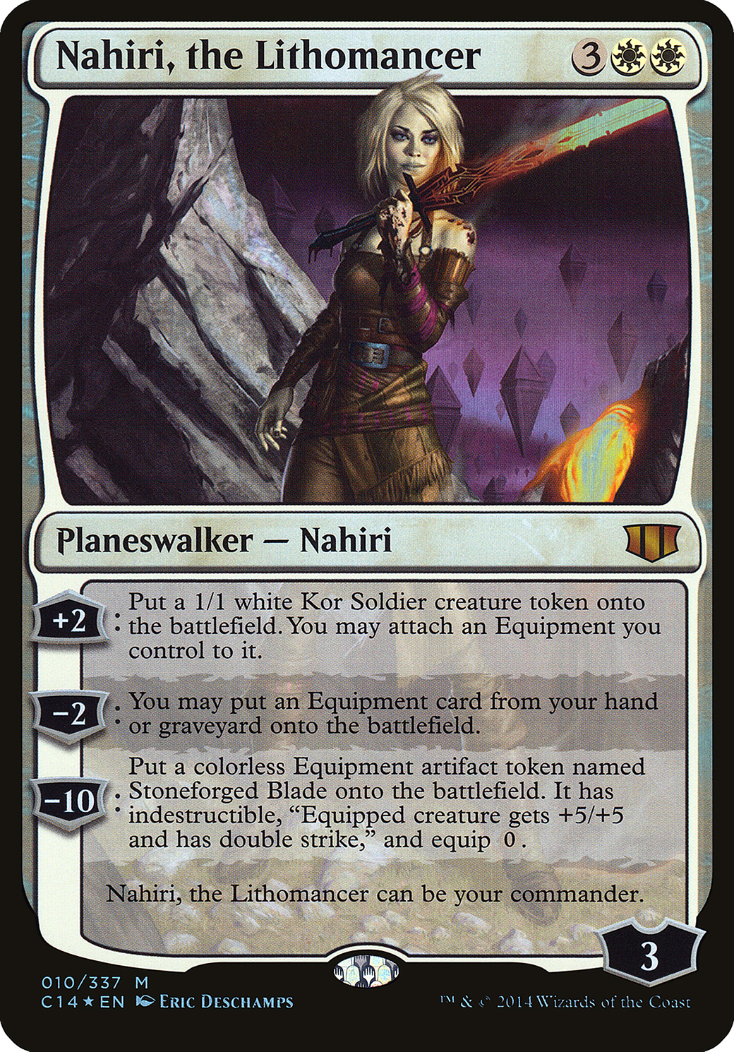 Nahiri, the Lithomancer Card Image