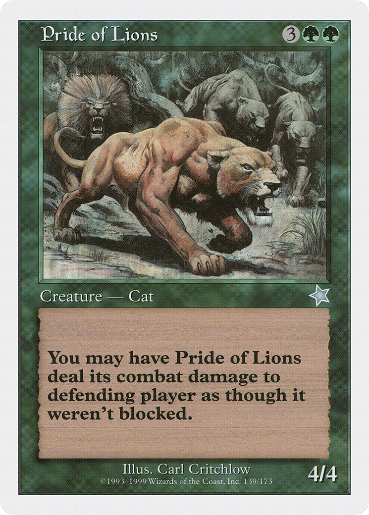 Pride of Lions Card Image