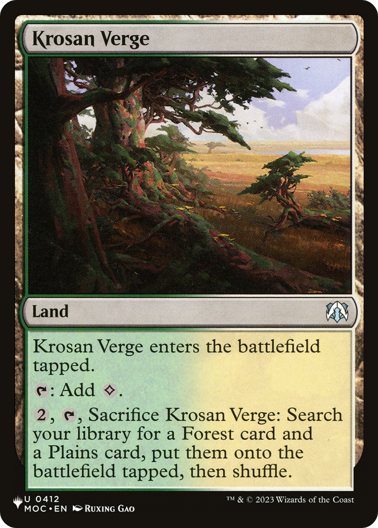Krosan Verge Card Image
