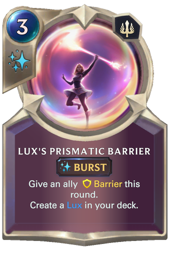 Lux's Prismatic Barrier Card Image