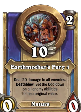 Earthmother's Fury 4 Card Image