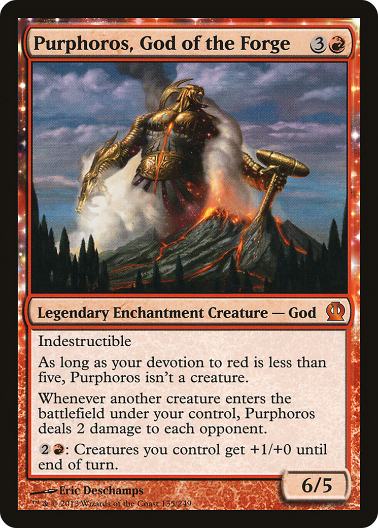 Purphoros, God of the Forge Card Image