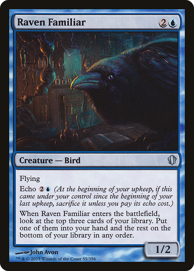 Raven Familiar Card Image