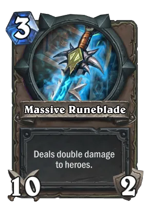 Massive Runeblade Card Image