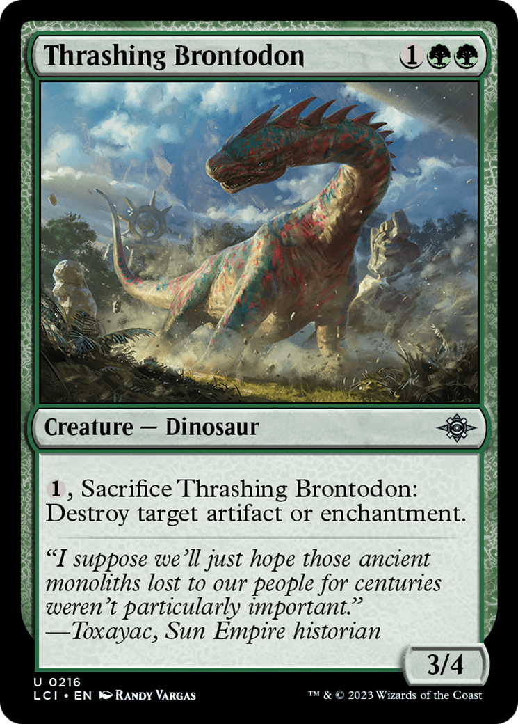 Thrashing Brontodon Card Image