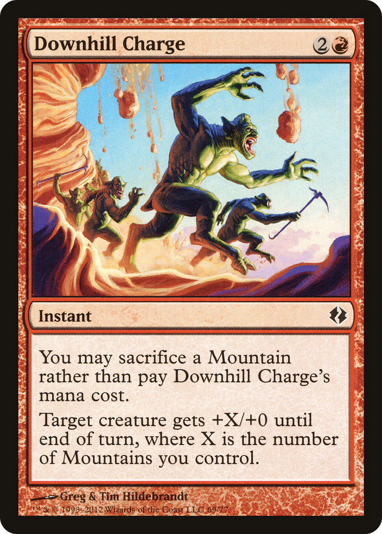 Downhill Charge Card Image