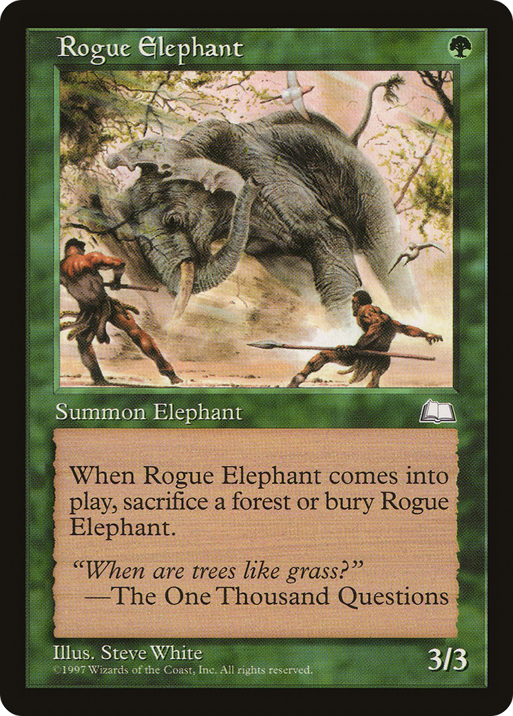 Rogue Elephant Card Image