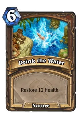 Drink the Water Card Image