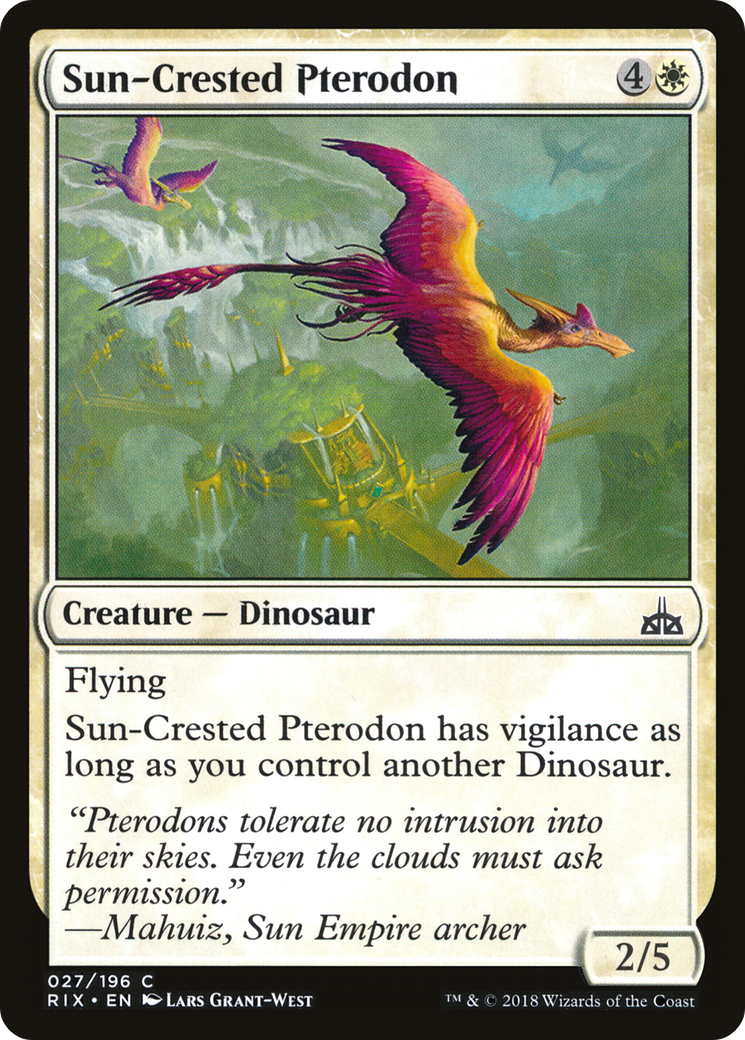 Sun-Crested Pterodon Card Image