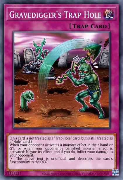 Gravedigger's Trap Hole Card Image