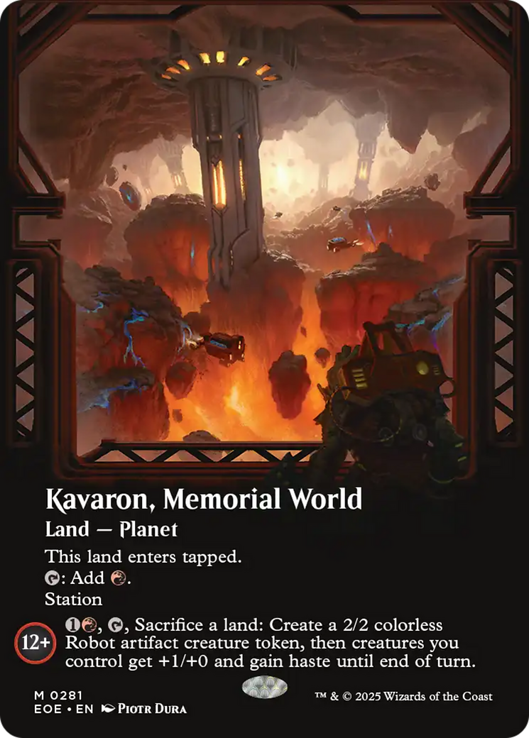 Kavaron, Memorial World Card Image