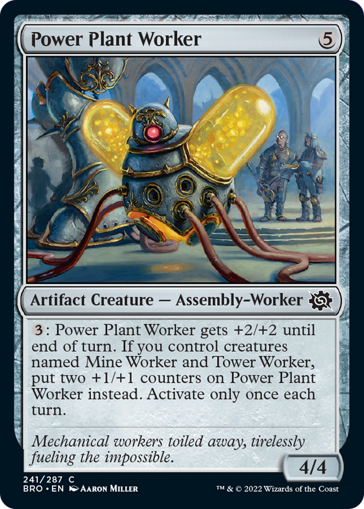 Power Plant Worker Card Image