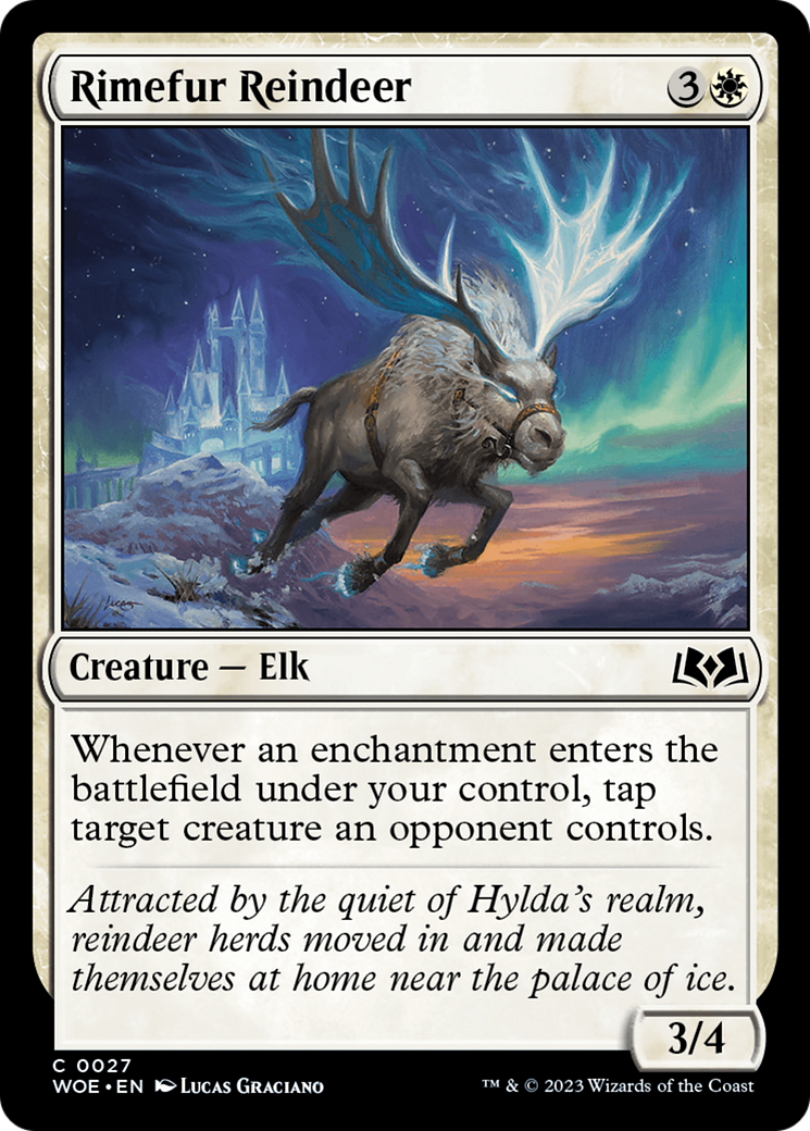 Rimefur Reindeer Card Image