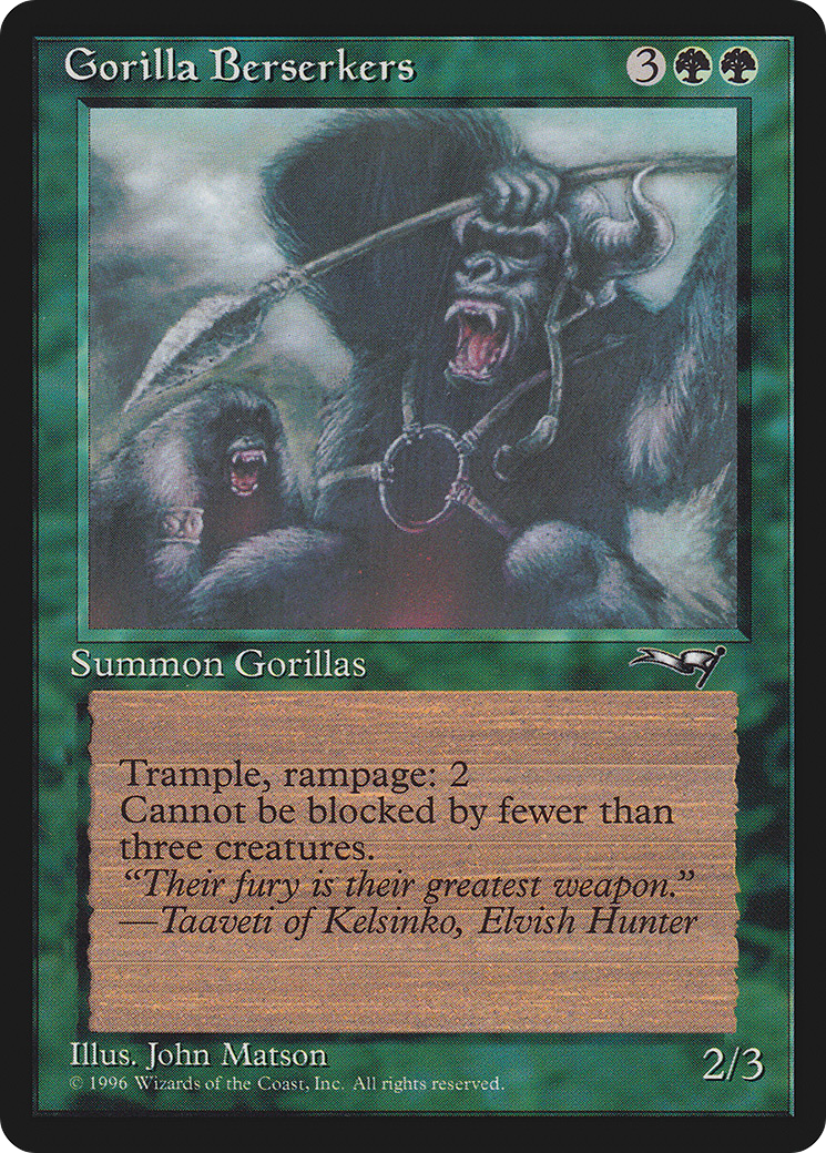 Gorilla Berserkers Card Image