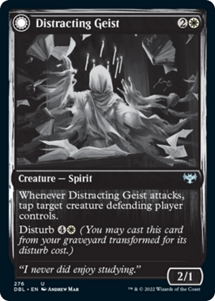 Distracting Geist // Clever Distraction Card Image