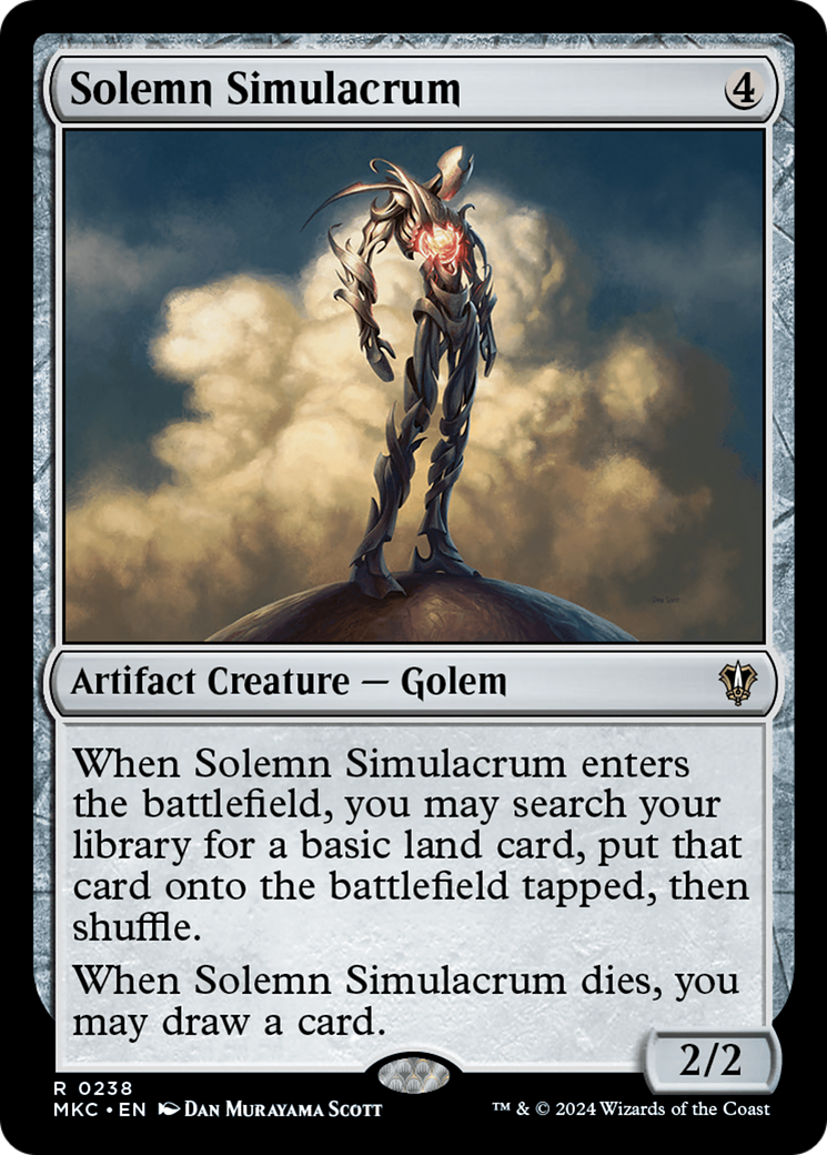 Solemn Simulacrum Card Image