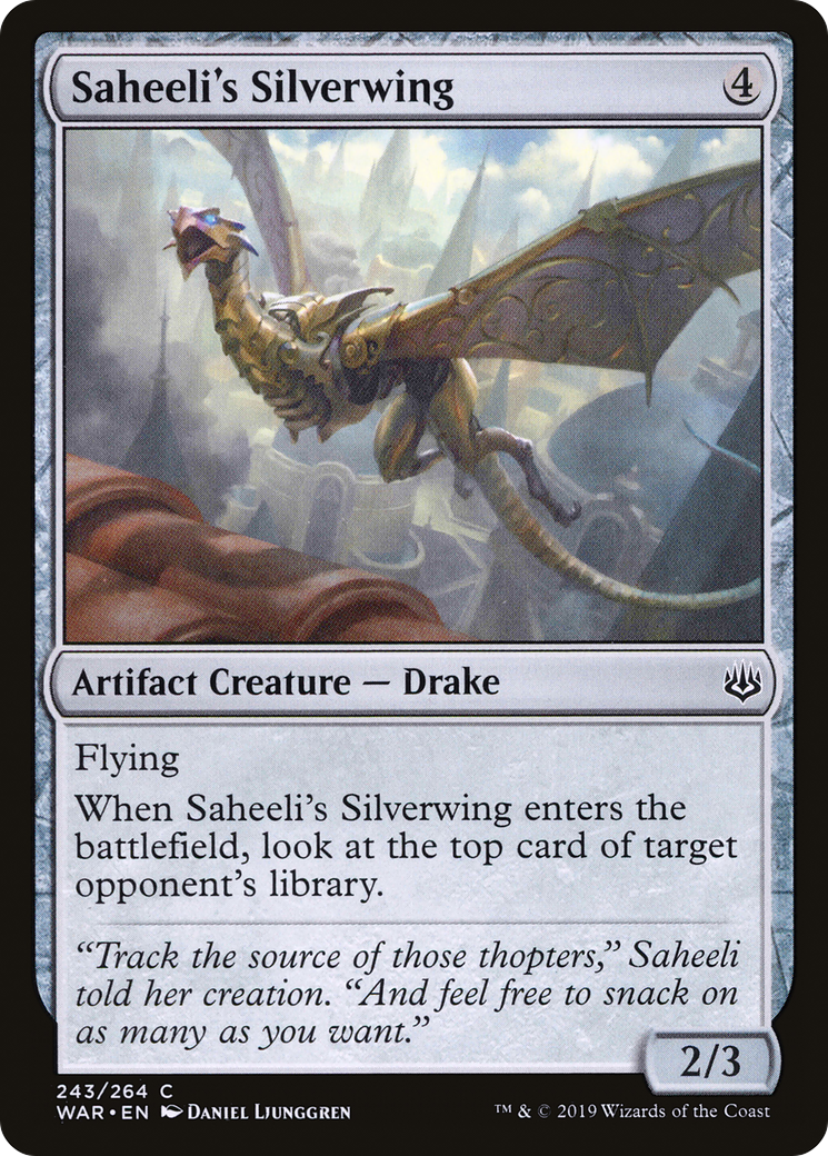 Saheeli's Silverwing Card Image