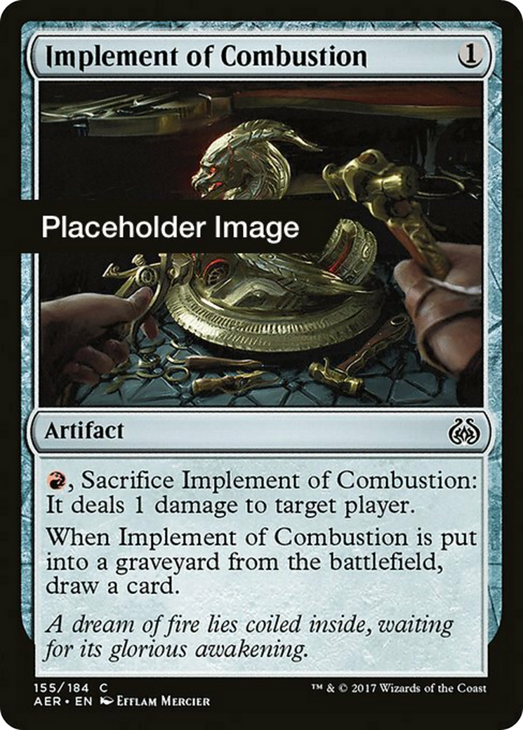 Implement of Combustion Card Image