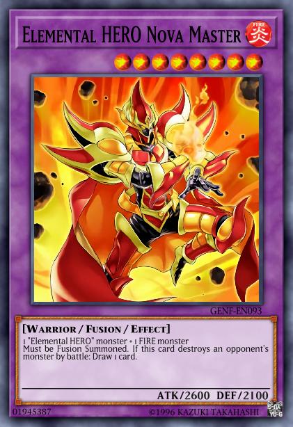 Elemental HERO Nova Master Card Image
