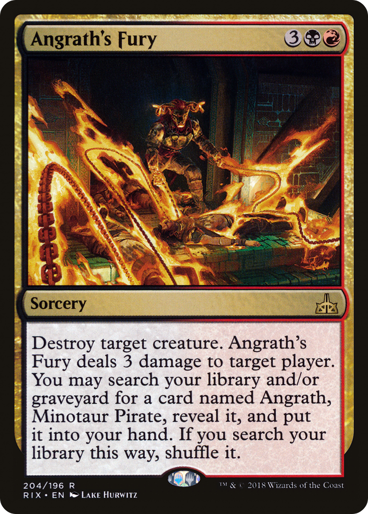 Angrath's Fury Card Image