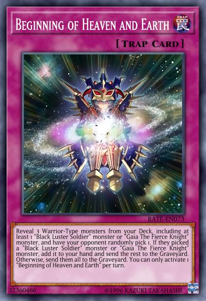 Beginning of Heaven and Earth Card Image