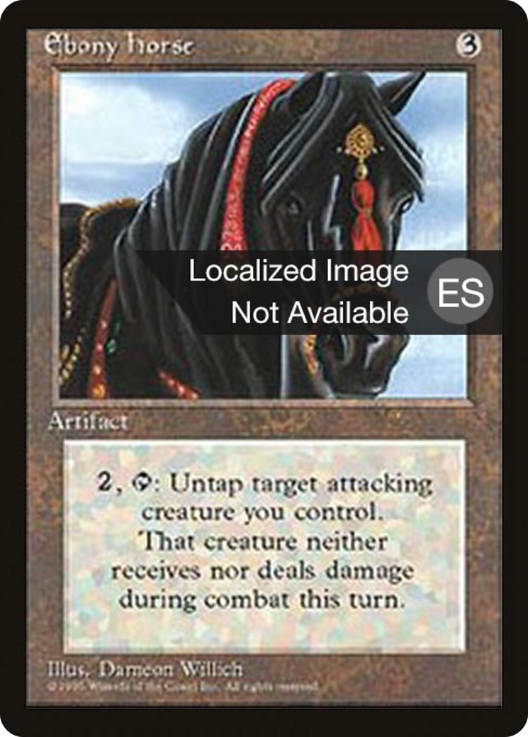 Ebony Horse Card Image