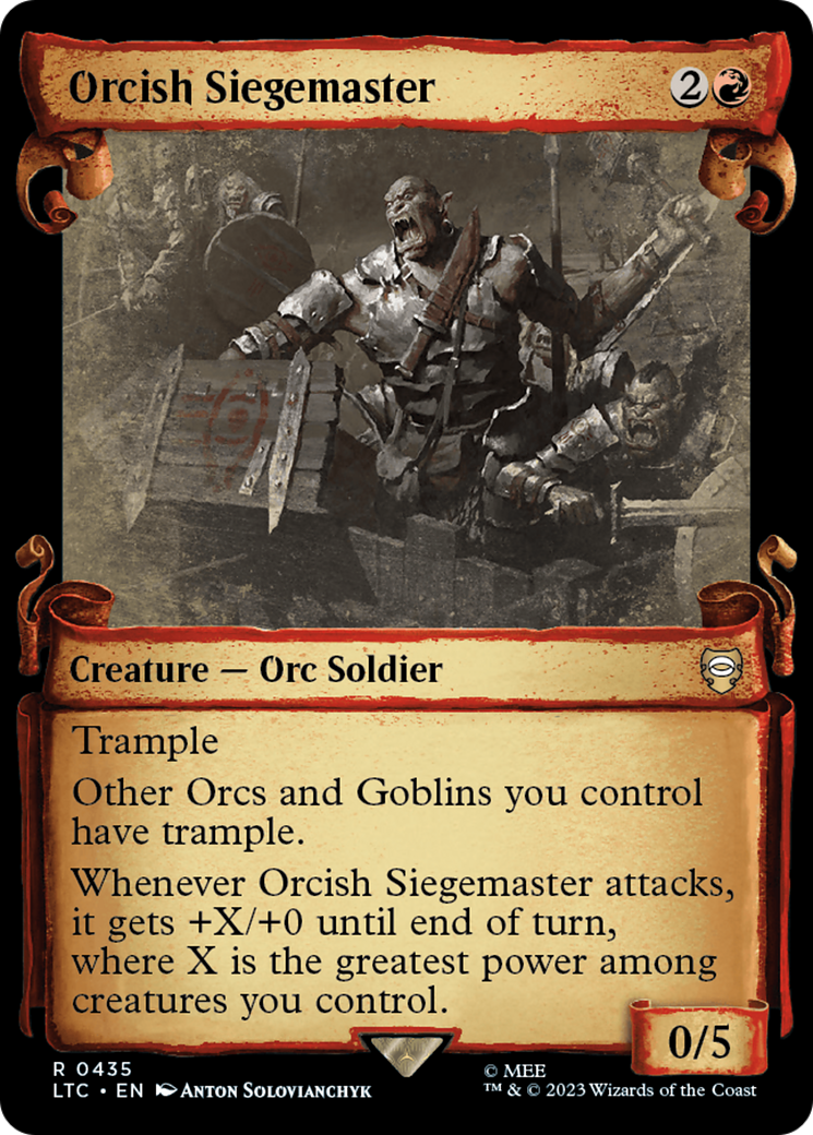 Orcish Siegemaster Card Image