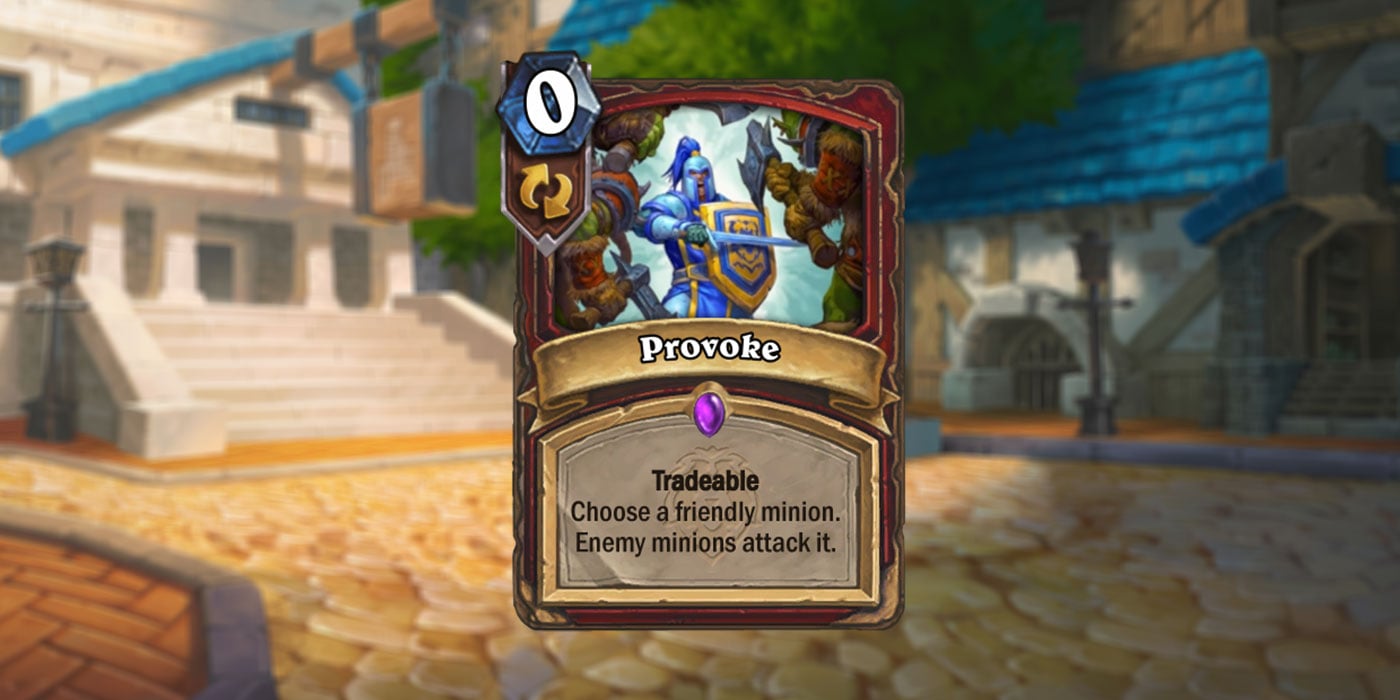 New Warrior Card Revealed for United in Stormwind by Budilicious - Provoke
