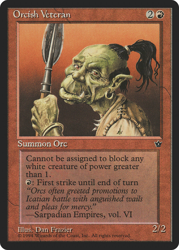 Orcish Veteran Card Image