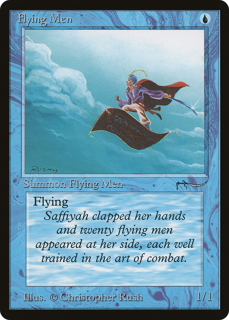 Flying Men Card Image
